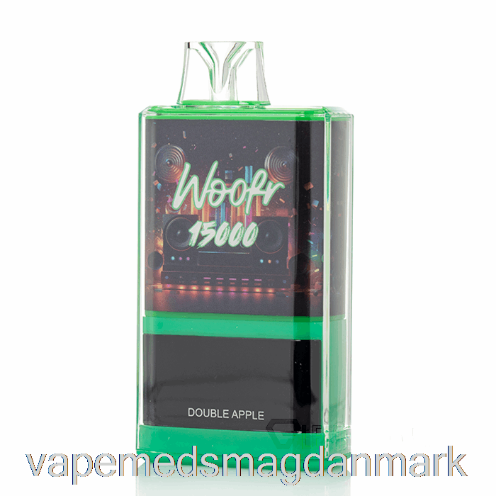 Vape Uden Nikotin Woofr 15000 Engangs Dobbelt æble